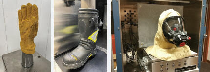 Figure B9. Heat Loss Measured on Protective Elements (Hand, Foot, and Head)